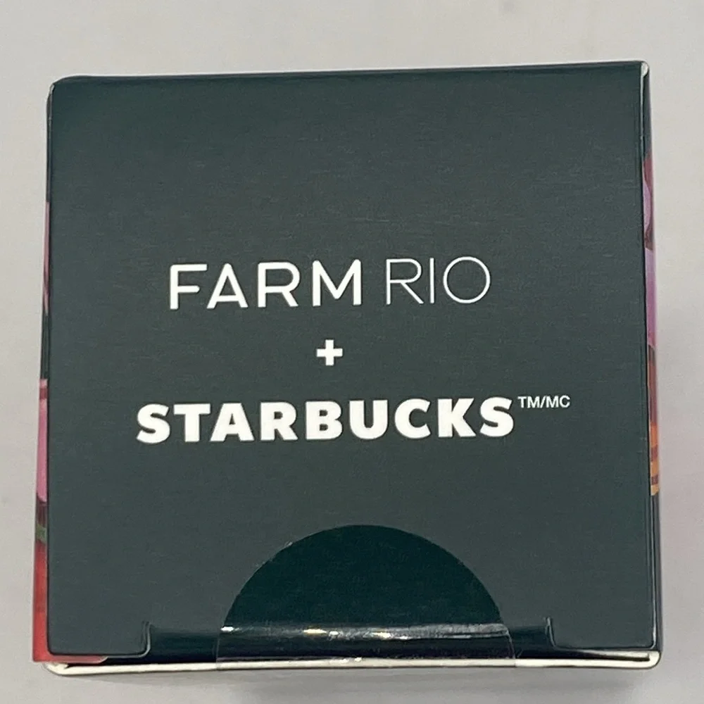 Farm Rio + Starbucks NEW Key Chain NWT